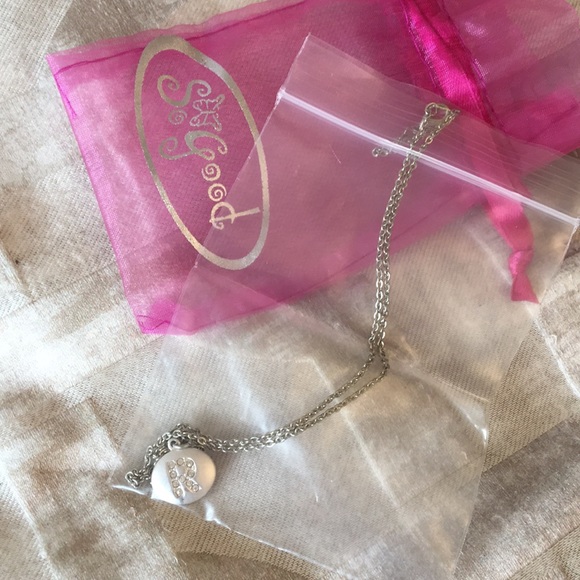 R Initial Necklace - Picture 2 of 3